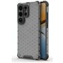 Mobigear Honeycomb Coque Samsung Galaxy S26 Ultra Coque arrière Rigide Anti-Chocs - Noir