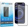 Mobigear Premium iPhone 12 Verre trempé Protection d'écran Anti-Glare - Compatible Coque - Noir