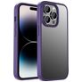 Mobigear Crystal Coque iPhone 14 Pro Max Coque arrière Rigide Anti-Chocs - Violet