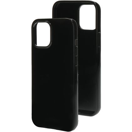 Mobiparts Classic Coque iPhone 12 Pro Max Coque arrière en TPU Souple - Noir