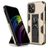 Mobigear Armor Stand Coque iPhone 12 Pro Max Coque arrière Rigide Anti-Chocs avec Support Amovible - Or