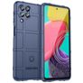 Mobigear Rugged Shield Coque Samsung Galaxy M53 Coque arrière en TPU Souple Anti-Chocs - Bleu