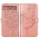 Mobigear Butterfly Housse Google Pixel 7a Etui Porte-Monnaie - Rose doré