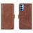 Mobigear Slim Magnet Housse OPPO Reno 4 Etui Porte-Monnaie - Marron