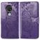 Mobigear Butterfly Housse Nokia 6.2 Etui Porte-Monnaie - Violet