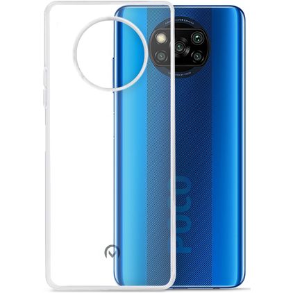 Mobilize Gelly Coque Transparente POCO X3 Coque arrière en TPU Souple - Transparent