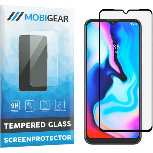 Mobigear Premium Motorola Moto E7 Plus Verre trempé Protection d'écran - Compatible Coque - Noir