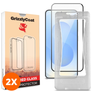 GrizzlyCoat Easy Align Samsung Galaxy S26 Verre trempé Protection d'écran - Compatible Coque + Cadre d'installation (Lot de 2)