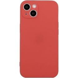 Mobigear Colors Coque iPhone 15 Plus Coque arrière en TPU Souple - Rouge