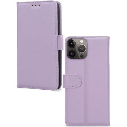 Mobilize Premium Gelly Wallet iPhone 13 Pro Étui Portefeuille - Violet