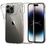 Mobigear Basics Coque Transparente iPhone 14 Pro Coque arrière en TPU Souple - Transparent