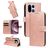 Mobigear Butterfly Housse OnePlus 15 Etui Porte-Monnaie - Rose doré