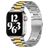 Mobigear Antwerp Bracelet Acier Apple Watch Fermeture boucle déployante - 42/41/40/38 mm - Or / Argent