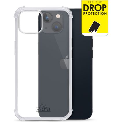 My Style Protective Flex Coque Transparente iPhone 13 Mini Coque arrière en TPU Souple Anti-Chocs - Transparent