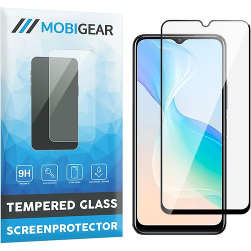Mobigear Premium Vivo Y33s Verre trempé Protection d'écran - Compatible Coque - Noir