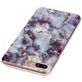 Mobigear Marble Coque iPhone 8 Plus Coque arrière en TPU Souple - Brown