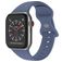 Mobigear Sport Dual Bracelet Silicone Apple Watch Fermeture à clou et passant - 49/46/45/44 mm - Bleu Marin