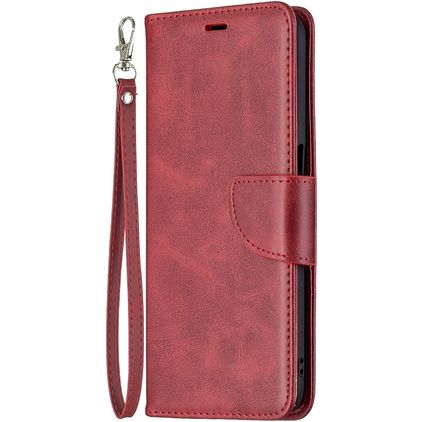 Mobigear Excellent Housse Realme 8 5G Etui Porte-Monnaie - Rouge