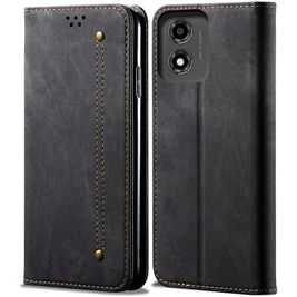Mobigear Ranch Housse Motorola Moto E14 Etui Porte-Monnaie - Noir