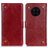Mobigear Ranch Housse HONOR 50 Lite Etui Porte-Monnaie - Bordeaux