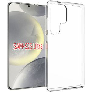 Mobigear Basics Coque Transparente Samsung Galaxy S25 Ultra Coque arrière en TPU Souple - Transparent