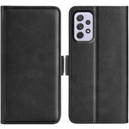 Mobigear Slim Magnet Housse Samsung Galaxy A73 Etui Porte-Monnaie - Noir