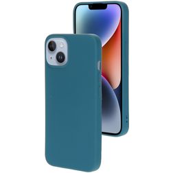 Mobiparts Coque iPhone 14 Coque arrière en Silicone - Blueberry Blue