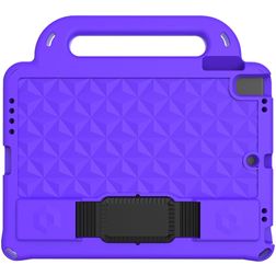 Mobigear Diamond Coque iPad Air 1 (2013) Coque de tablette pour enfants avec Poignée Enfants en EVA - Violet