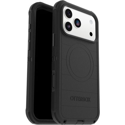 OtterBox Defender iPhone 17 Pro Max MagSafe Plastique rigide Coque arrière Antichoc - Noir