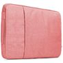 Mobigear Denim Zipper Pochette Ordinateur portable (max 26 cm x 35 cm) Housse ordinateur - Magenta
