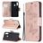 Mobigear Butterfly Housse Samsung Galaxy A20s Etui Porte-Monnaie - Rose doré