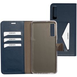Mobiparts Classic Wallet Housse Samsung Galaxy A7 (2018) Etui Porte-Monnaie - Bleu
