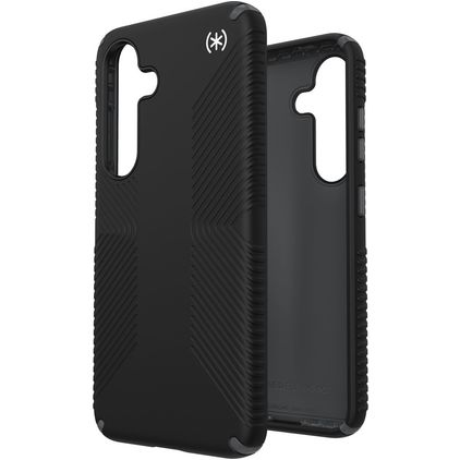 Speck Presidio2 Grip Coque Samsung Galaxy S25 Coque arrière Rigide Anti-Chocs - Noir