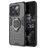 Mobigear Armor Ring OnePlus 10T Plastique rigide Coque arrière Antichoc avec bague de maintien - Noir