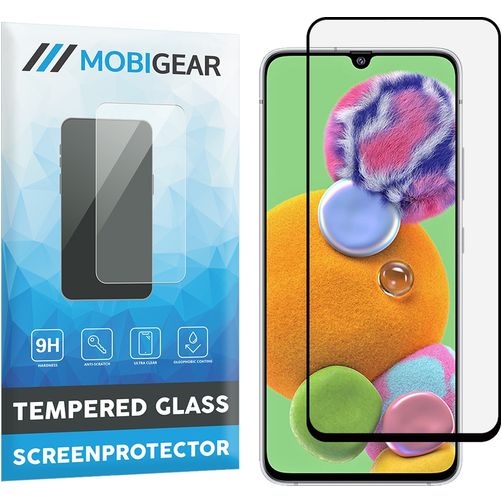 Mobigear Premium Samsung Galaxy A90 Verre trempé Protection d'écran - Compatible coque - Noir