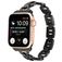 Mobigear Paris Bracelet Acier Apple Watch Fermeture boucle déployante - 42/41/40/38 mm - Noir