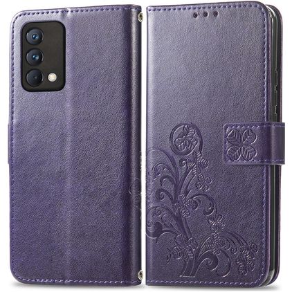 Mobigear Clover Realme GT Master Edition Étui Portefeuille - Violet
