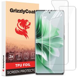 GrizzlyCoat OPPO Reno 12 Pro Hydrogel TPU Protection d'écran - Compatible coque (Lot de 2)