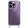 Mobigear Bungy Coque iPhone 14 Pro Coque arrière Rigide - Argent