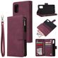 Mobigear Zipper Housse Samsung Galaxy A41 Etui Porte-Monnaie - Rouge