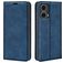 Mobigear Retro Slim Motorola Moto G85 Étui Portefeuille - Bleu foncé