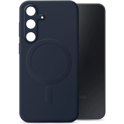 My Style Protective Flex Coque Samsung Galaxy S25 FE MagSafe Coque arrière en TPU Souple - Midnight Blue