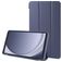 Mobigear Tri-Fold Gel Coque Samsung Galaxy Tab A9 (2023) Etui en TPU,Similicuir - Dark Blue