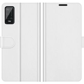 Mobigear Wallet Housse Wiko Power U20 Etui Porte-Monnaie - Blanc