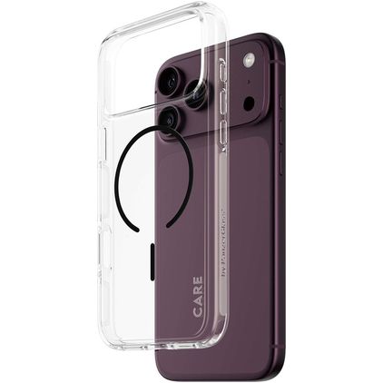 CARE by PanzerGlass Urban Explorer Transparent iPhone 18 Pro Max MagSafe Plastique rigide Coque arrière Antichoc - Transparent