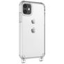 Mobigear Mix & Match Transparent iPhone 11 TPU souple Coque avec cordon - Transparent