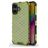 Mobigear Honeycomb Coque iPhone 16 Plus Coque arrière Rigide Anti-Chocs - Vert