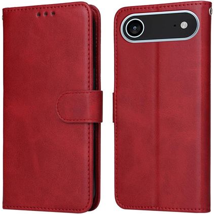 Mobigear Wallet iPhone Air Étui Portefeuille - Rouge