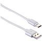 Mobigear Nylon - Câble USB-A vers USB-C 0.2 mètre - Blanc