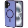 Mobiparts Hardcover Coque iPhone 16 Plus MagSafe Coque arrière Rigide - Satin Purple